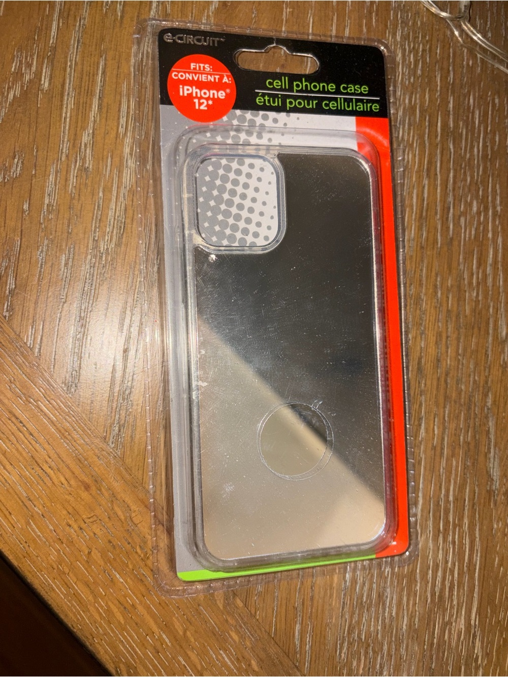 Clear Mirror Case for iPhone 12 - Silver